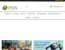 Tablet Screenshot of electro-fun.de